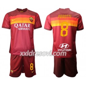 AS Roma Diego Perotti 8 Domaći Dječji Komplet Dresovi za Nogomet 2020-2021 (+ kratke hlače)